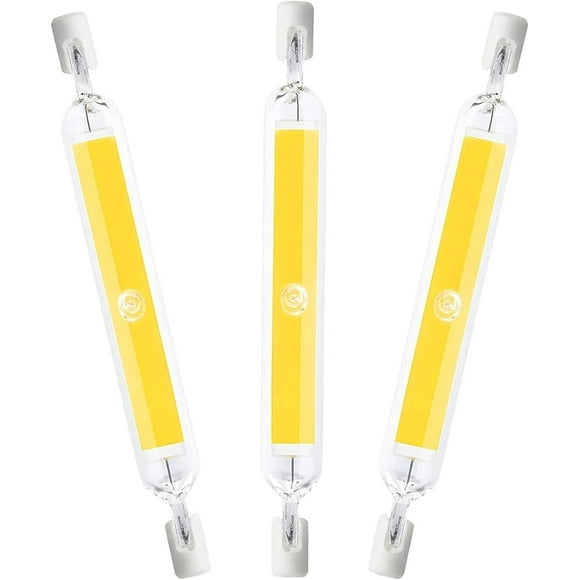 3000Pack 1000W 78mm R7S LED Light Bulbs, Double Ended R7S LED Bulb 78mm 100W Halogen Bulb Replacement T3 Base, 360° Beam Angle Work Bulbs for Garage Work Light Reading Floodlight,Cool White 6000k Cool