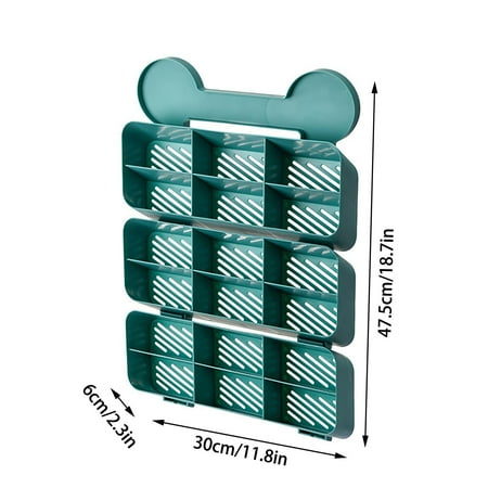 

Wall Mounted Underwear Storage Rack Creative Closet Socks Storage Box Multi Bedroom Bra Socks Container Hanging Divider