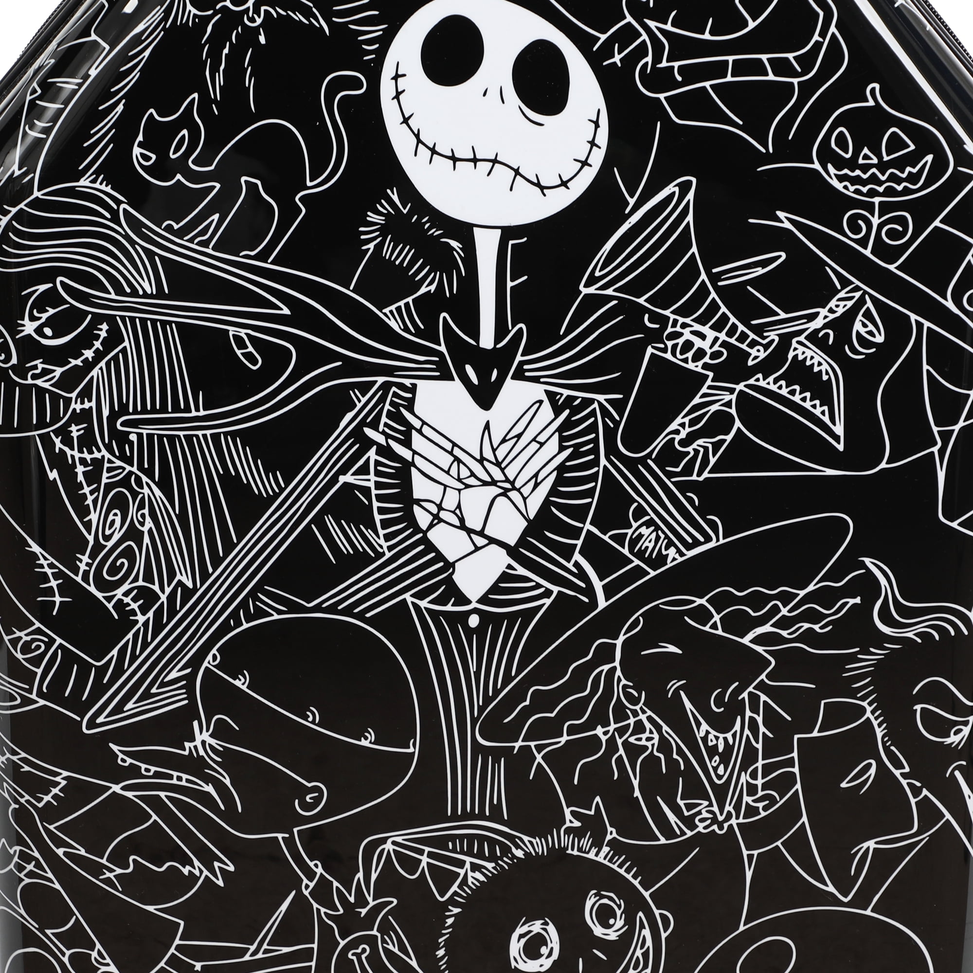 Nightmare Before Christmas Jack Skellington 20" Carry-On Luggage With Wheels And Retractable Handle