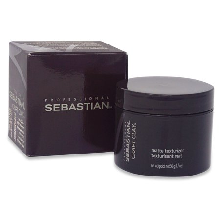 Sebastian Professional Craft Clay Remoldable Matte Texturizer, 1.7 (Best Texturizers For Black Hair)