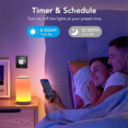 thumbnail image 4 of Rotary Glass Panel Constant Voltage LED Controller DC 12V 24V Smart Dimmer WIFI TUYA APP Cloud Control Black, 4 of 6