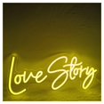 thumbnail image 2 of Letrero De Neón Love Story Con Luz Regulable Y Alimentación Por USB Para Dormitorio Boda Pareja San Valentín Decoración Romántica De Pared 38cmx18.5cm, 2 of 7