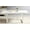 Wthite, variant on Smilegend Square Extendable Dining Table, Modern Space Saving Kitchen Table for Living Room, White Color, Metal Leg, 70.86" W x 31.5" D x 29.5" H