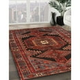 thumbnail image 2 of Ahgly Company Indoor Square Traditional Saffron Red Persian Area Rugs, 8' Square, 2 of 6