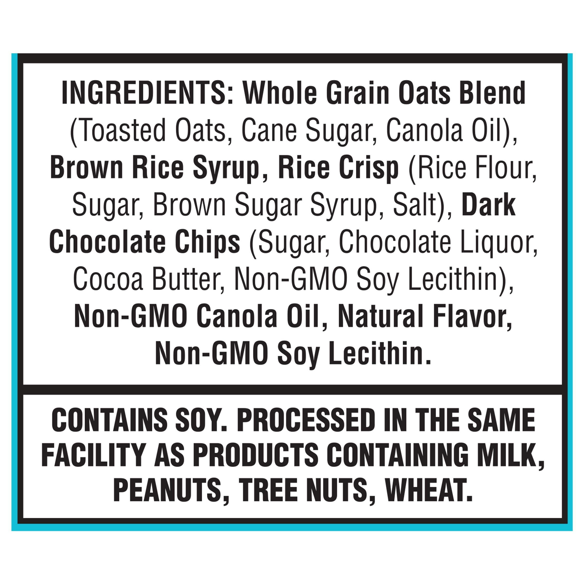 (4 pack) Junkless Chewy Chocolate Chip Granola Snack Bars, 1.1 oz, 8 Count