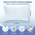 thumbnail image 2 of Alupssuc Cooling Pillows Queen Size Set of 2, Memory Foam, 20"x30", 2 of 9