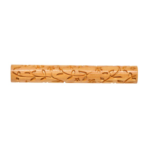 Rodillo de Rama para Cerámica MKM con Diseño de Enredaderas y Flores 7.5 cm