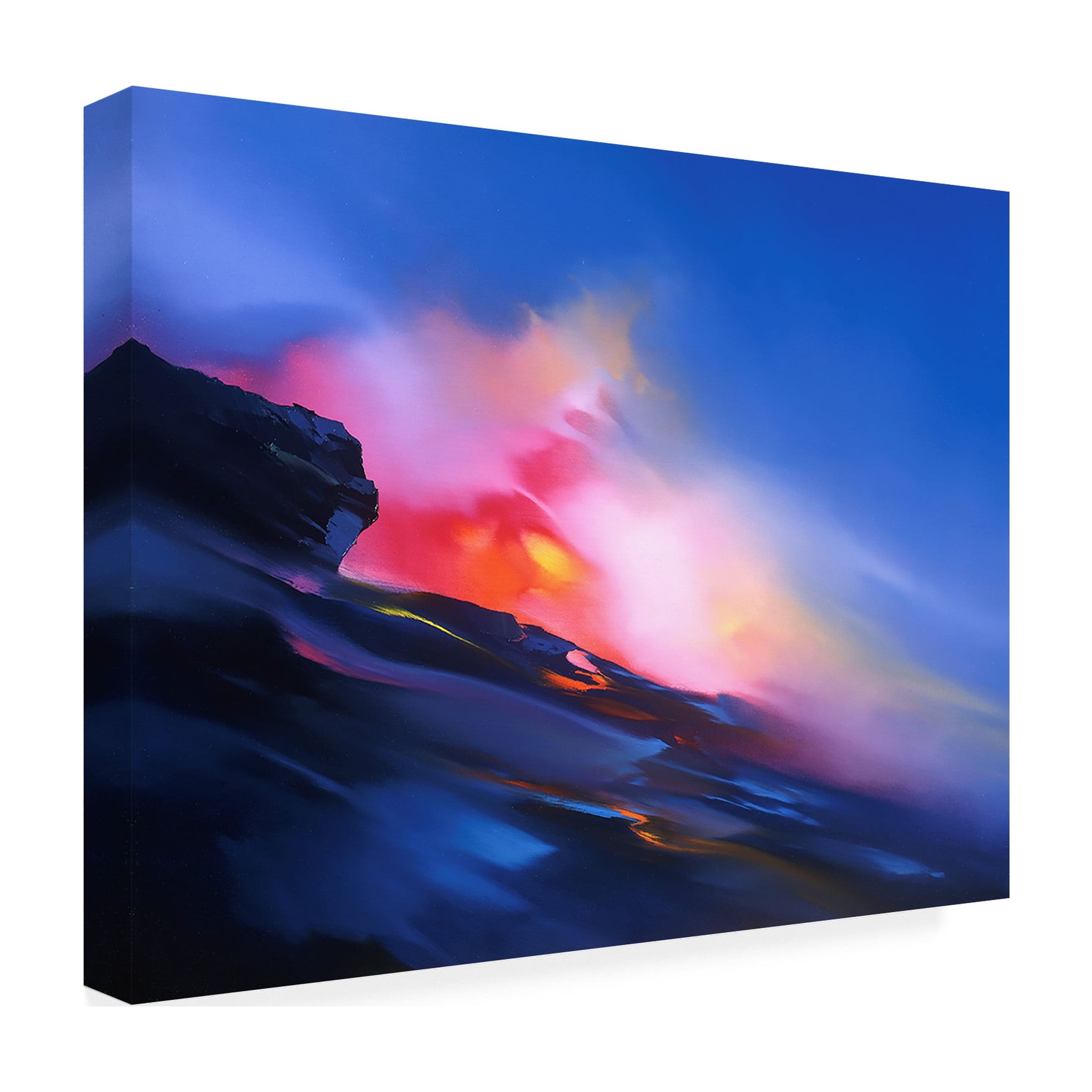 Canvas Wall Art - Thomas Leung 'Dawn of Pele' Wall Art for Living Room, Bedroom, or Office Décor by Trademark Fine Art - 19 x 14 Inches