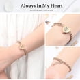 thumbnail image 5 of Angel Wings & Heart Cremation Memorial Urn Bracelet for Ashes Cremation Ashes Bracelet Keepsake Memorial Urn Bangle for Human Pet Ashes, 5 of 7