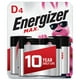 thumbnail image 1 of Batería Energizer D Premium Alkaline, 4 unidades, 1 of 8
