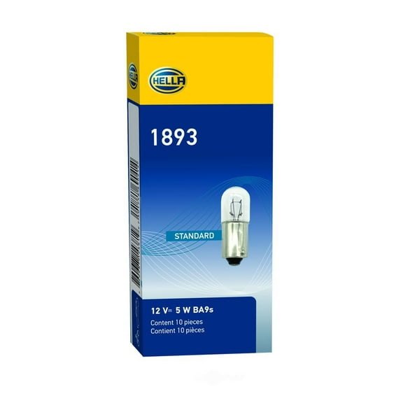 Hella 1893 Bulb 1893 12V 5W Ba9S T3.25