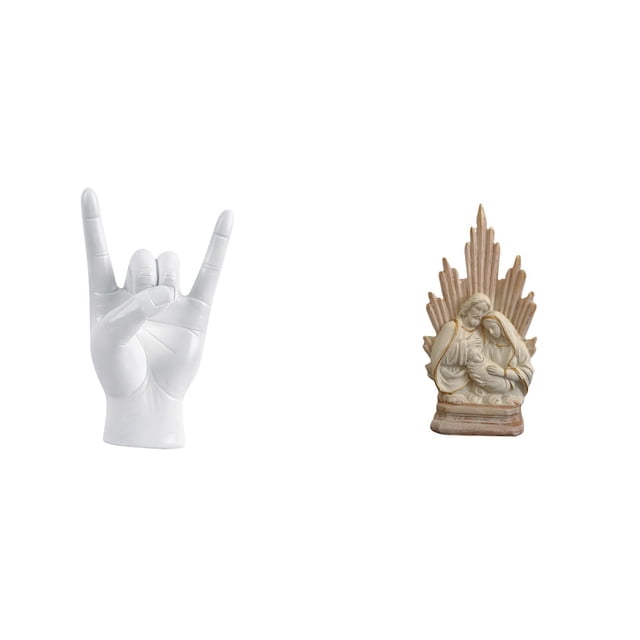 Figura decorativa de en resina, ideal para decorar el hogar, la oficina, estantes, y centros de mesa.