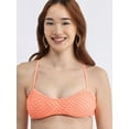 thumbnail image 4 of No Boundaries Women's Crossback Crochet Bralette Swim Top, XXS-XXL, 4 of 5