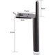 thumbnail image 3 of Sincero Camra Arrire Protecteur Pour Iphone 14 Pro/14 Pro Max Protecteur Photo Diamants (negro), Verre Tremp + Alliage D'aluminium Camera Lens Protecteur Po, 3 of 5