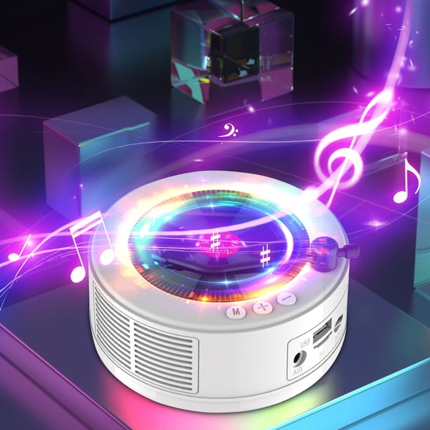 New Vinyl Bluetooth Speakers Mini Portable Desktop Radio Birthday Gift