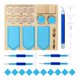 thumbnail image 2 of Herramientas de pintura de 5D bandejas de almacenamiento accesorios s de cajas de almacenamiento de rejillas y bolígrafos de Azul S Soledad Bandejas de pintura de diamantes, 2 of 10