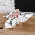 thumbnail image 3 of All-Clad Solid & Coordinate Kitchen Towels, 4-Pack, Pewter, 3 of 6