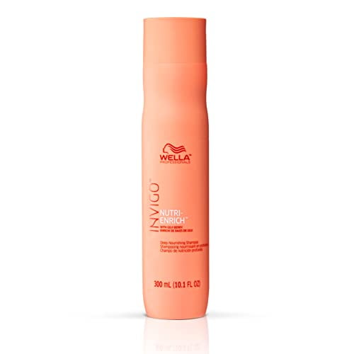Wella Professionals Invigo Shampooing Nutri-Enrich, Shampooing Nourrissant en Profondeur pour Cheveux Secs et Abîmés, 10,1 oz
