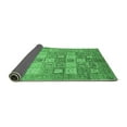 thumbnail image 2 of Ahgly Company Indoor Round Abstract Emerald Green Modern Area Rugs, 5' Round, 2 of 4