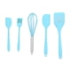 thumbnail image 1 of 5pcs Silicone Kitchen Utensils Set Safe Heat Resistant Easy Cleaning Silicone Kitchenware Cooking Utensils Kit, 1 of 5