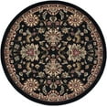 thumbnail image 3 of Transitional Area Rug (5'3'' Round) Oriental Black, Brown Indoor Round Easy to Clean, 3 of 6