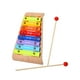 thumbnail image 5 of Xilófono de juguete de madera para niños, juguetes Montessori coloridos, con 2 mazos, instrumento Musical para bebé para regalo de vacaciones, , pequeño 8 tonos, 5 of 9