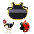 thumbnail image 4 of Delantal de silla de montar para gallinas y aves de corral, con banda ajustable, ropa de protección para pollos, pato cómodo reflectante para pollo, 4 of 5