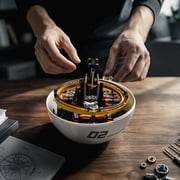Sci-Fi Robot Building Set, Programmable Rolling Sphere Robot with Remote Control, STEM Building Kit , Teens & Adults, Futuristic Collectible Display Model
