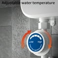 thumbnail image 2 of Mistaha Instant Heating Constant Temperature Electric Water Heater for Home Use - No Water Storage, LCD Display, Adjustable Temperature, IPX4 Waterproof, Multifunctional Design - Showerhead Set, 2 of 6