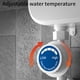 thumbnail image 4 of Calentadores de agua instantáneos con pantalla digital LCD y termostato para ducha, 4 of 8