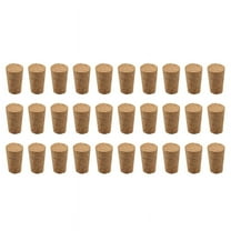 Wood Bottle Stopper, Corks,Tapered Cork Wooden Beer Stopper for Wine Making Craft,for 30Pcs