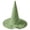 O9-Green, variant on Textilo Halloween Tall Witch Hat Decorative Magic Hat with Wide Brim Halloween Cosplay Party Home Decor Photo Prop