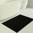 thumbnail image 4 of American Soft Linen, Non Slip Bath Rug, 100% Cotton 20x34 inches, Soft Absorbent Bath Mat Rugs, Black, 4 of 6