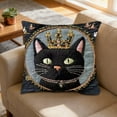 thumbnail image 4 of Cute Animal Print Flocked Pillow Cover Decorative Throw Cushion Case for Sofa Bedroom Living Room Home Decor Accent Pillow, 4 of 6