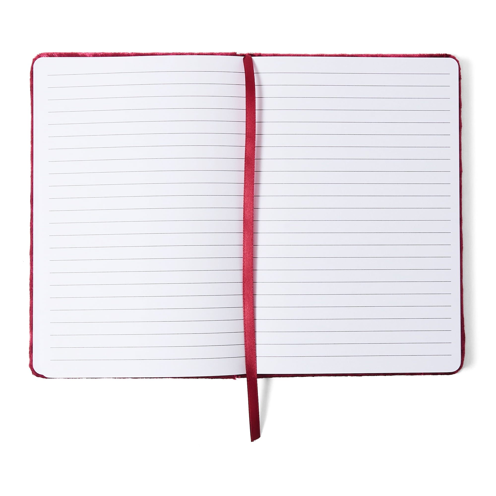 Sorority Shop Alpha Sigma Alpha Notebook - ASA Velvet Notebook, With Velvet Cover, Gold Foil Imprint, Satin Ribbon, 216 Lined Pages, Glued Binding - Sorority Journal