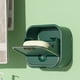 thumbnail image 3 of EeaseMX 1pc creative pared colgante jabón caja de drenaje Soporte de jabón para baño verde, 3 of 8