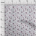 thumbnail image 2 of oneOone Coton Popeline Tissu Blanc Jacobée Robe Florale Tissu Tissu Imprimé par la Cour 42 Pouces de Large, 2 of 5