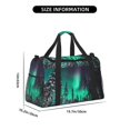 thumbnail image 3 of Disketp Northern Lights 2 Bolsa de Viaje Tipo Duffle, Bolso de Mano para Fin de Semana para Mujer, Bolsa de Gimnasio Ligera para Hombre, Esencial para Viajes, 3 of 7