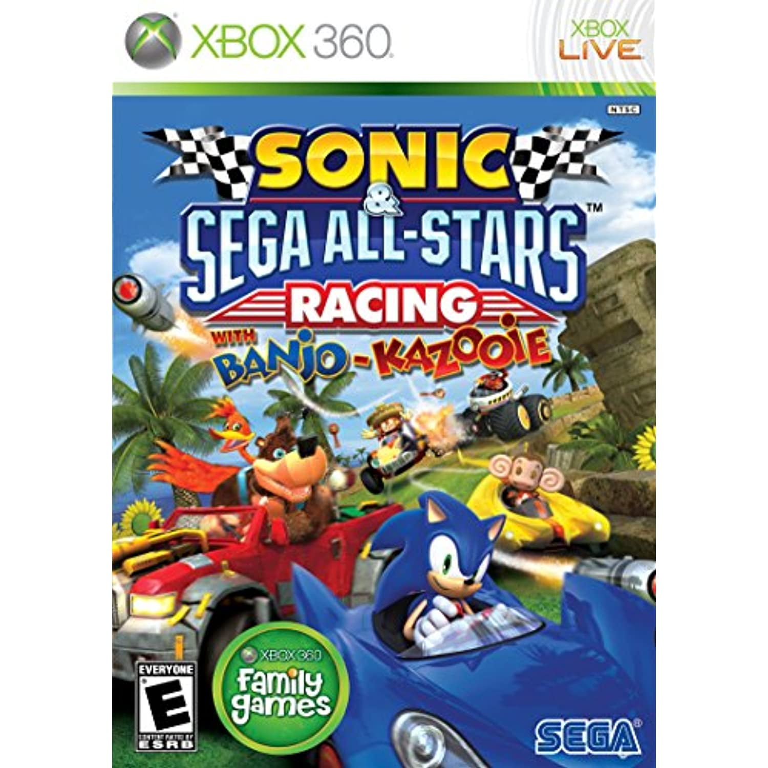 De andere dag Gedetailleerd hengel Sonic & Sega All-Stars Racing - Xbox 360 - Walmart.com