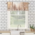 thumbnail image 3 of Winter Forest Landscape Rod Pocket Thermal Insulated Curtain Valance Snowy Pine Trees Snowflakes Nature Scenery Thermal Insulated Room Darkening Curtain for Dinning Room 54 by 18 in, 1 Panel, 3 of 6