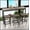 Brown Gray, variant on Modern Design Kitchen Dining Table, Pub Table, Long Dining Table Set with 3 Stools,Gray