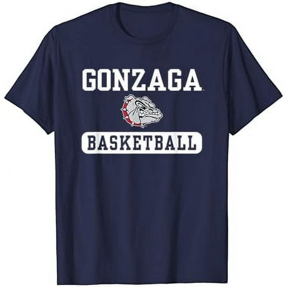 Gonzaga Bulldogs Basketball Navy Officially Licensed T-Shirt