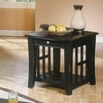 thumbnail image 3 of Cassidy Ensemble Transitionnel de 2 Pcs Table Basse et Table d'Appoint en Noir, 3 of 6
