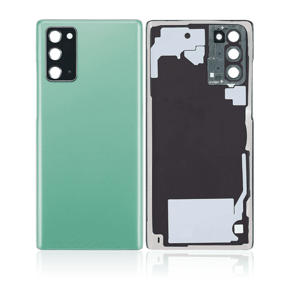 Replacement Back Cover Glass W/Camera Lens Compatible For Samsung Galaxy Note 20 5G (No Logo) (Aftermarket ) (Green)