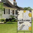 thumbnail image 4 of Spring Summer Multicolored Flower Leaves Garden Flag 28x40 Inch Double Side for Outdoor Courtyard Garden Decor Flowers Welcome Holiday Flag for Outside Decoration, 4 of 6