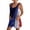 Blue, variant on American Flag Overalls Women 4Th Of July Outfits Pride Usa Red White And Blue Patriotic Romper Denim Bibs Plus Size