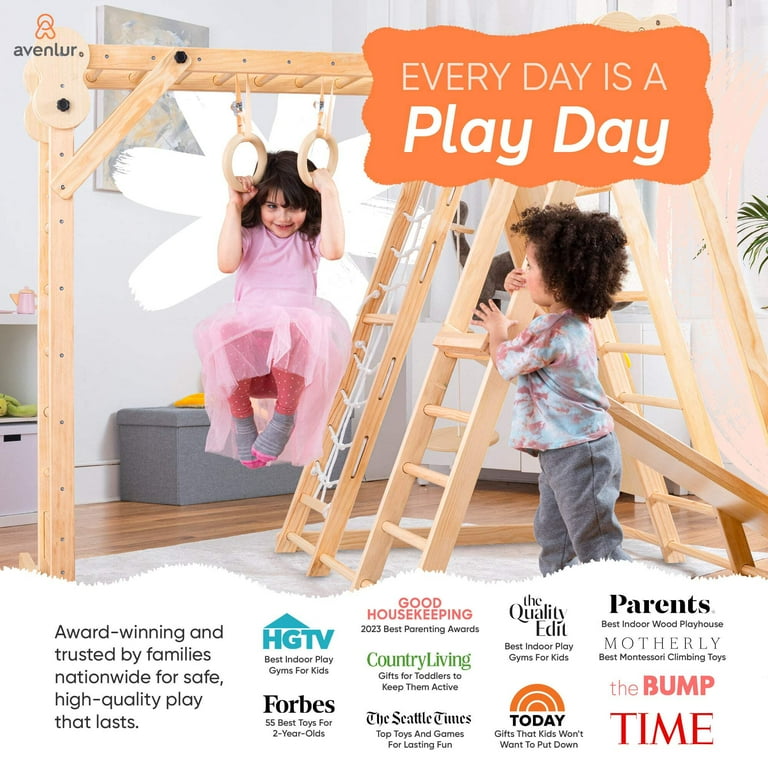 Avenlur Chestnut - The Ultimate Indoor 7-in-1 Playset and Foldable