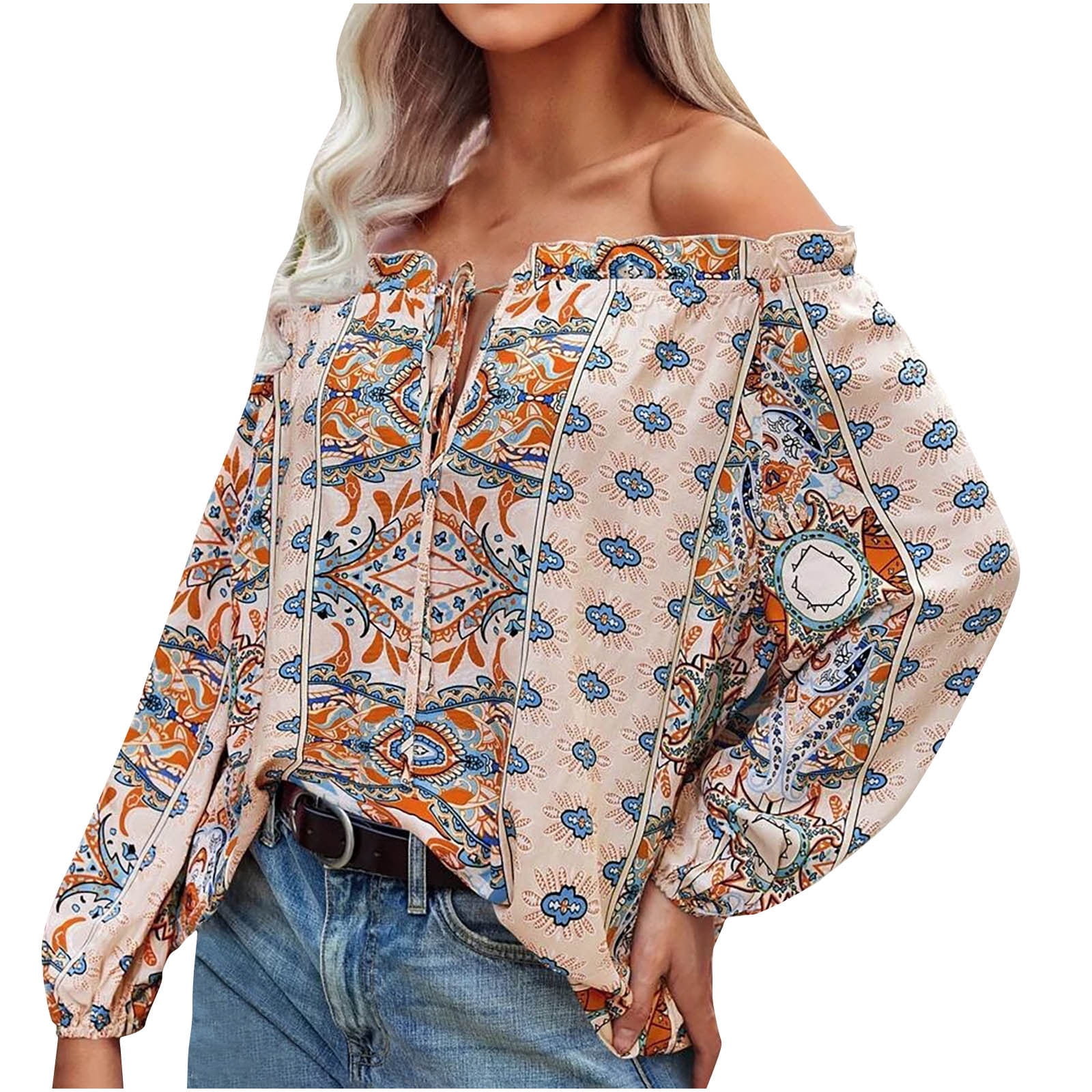 linen cold shoulder top