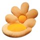 thumbnail image 2 of Sunflower Shape Conjoined Cushion Office Living Room Bedroom Polyester Seat Cushion Polypropylene Resin Filled Cushion, 2 of 6