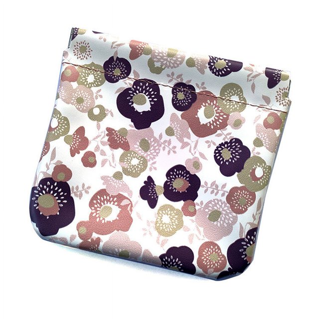 Mini bolsa de cosméticos portátil de cuero popular, pequeña bolsa de almacenamiento con cojín de aire para lápiz labial, bolsa para auriculares, artículos diversos